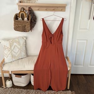 Some days Lovin Rust Jumpsuit S. Large